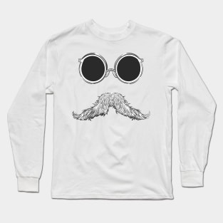 mostache Long Sleeve T-Shirt